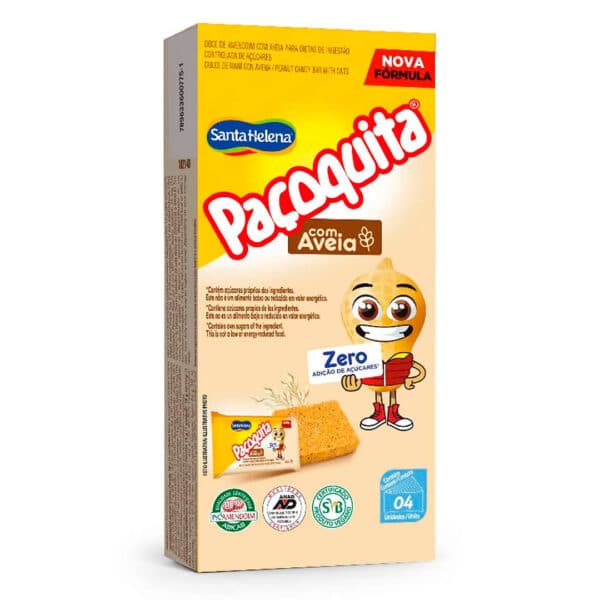 Paçoca Diet Com Aveia