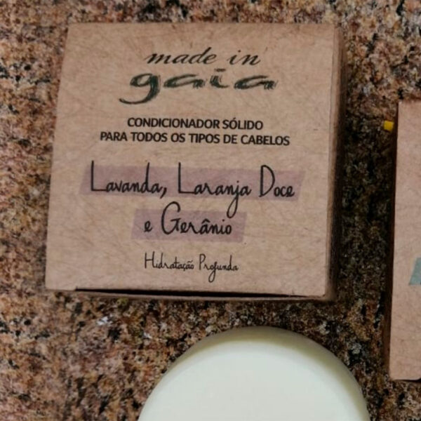 Condicionador em Barra de Lavanda e Laranja