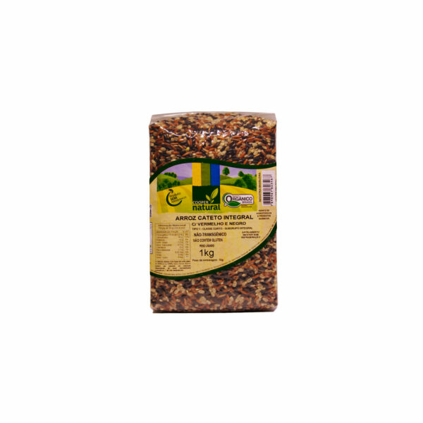 Arroz Cateto Com Vermelho e Negro 1Kg
