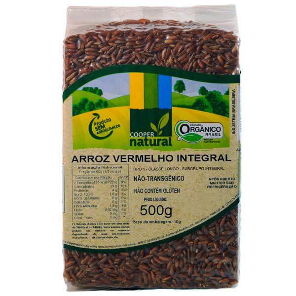 Arroz Vermelho Orgânico 500g