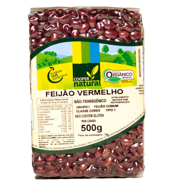 Feijão Vermelho Orgânico 500g