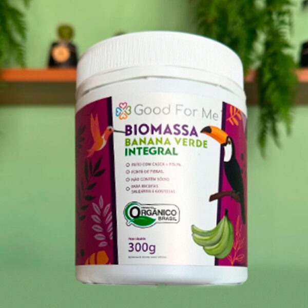 Biomassa de Banana Verde Orgânica 300g